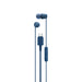 Sony IER‑EX15C USB‑C Wired Earbuds with Mic – Lightweight In‑Ear Headphones for Android, iPhone, Laptop & PC – Tangle‑Free Cable, Clear sound – Perfect for Travel & Everyday Use – Blue