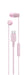 Sony IER‑EX15C USB‑C Wired Earbuds with Mic – Lightweight In‑Ear Headphones for Android, iPhone, Laptop & PC – Tangle‑Free Cable, Clear sound – Perfect for Travel & Everyday Use – Pink