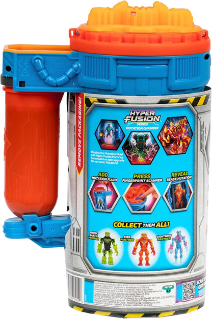 MRBEAST LAB Hyper Fusion Mutators, experimentieren und Fire Panther erschaffen, Mutationsflüssigkeit zufügen; Fingerabdruckscanner drücken und Panther enthüllen, 20+ bewegliche Gelenke