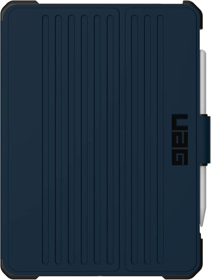 URBAN ARMOR GEAR UAG Designed for iPad 11" A16 11th Gen 2025, 10.9" 10th Gen 2022 Case A3354 A3355 A2696 Rugged Protective Folio Cover w/Adjustable Stand & Pencil Holder, Metropolis SE Blue Mallard