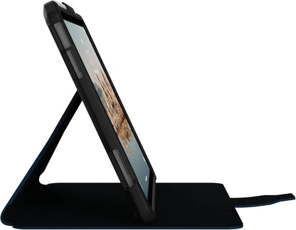 URBAN ARMOR GEAR UAG Designed for iPad 11" A16 11th Gen 2025, 10.9" 10th Gen 2022 Case A3354 A3355 A2696 Rugged Protective Folio Cover w/Adjustable Stand & Pencil Holder, Metropolis SE Blue Mallard
