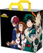 Konix My Hero Academia Sac cabas - Taille M 40 x 45 x 20 cm - Matière recyclée - Motif Team - Noir