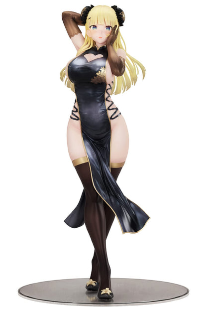 Fots Japan Original Character Figur 1/7 China Girl Black Ver. Illustriert von Oekakizuki, 20 cm