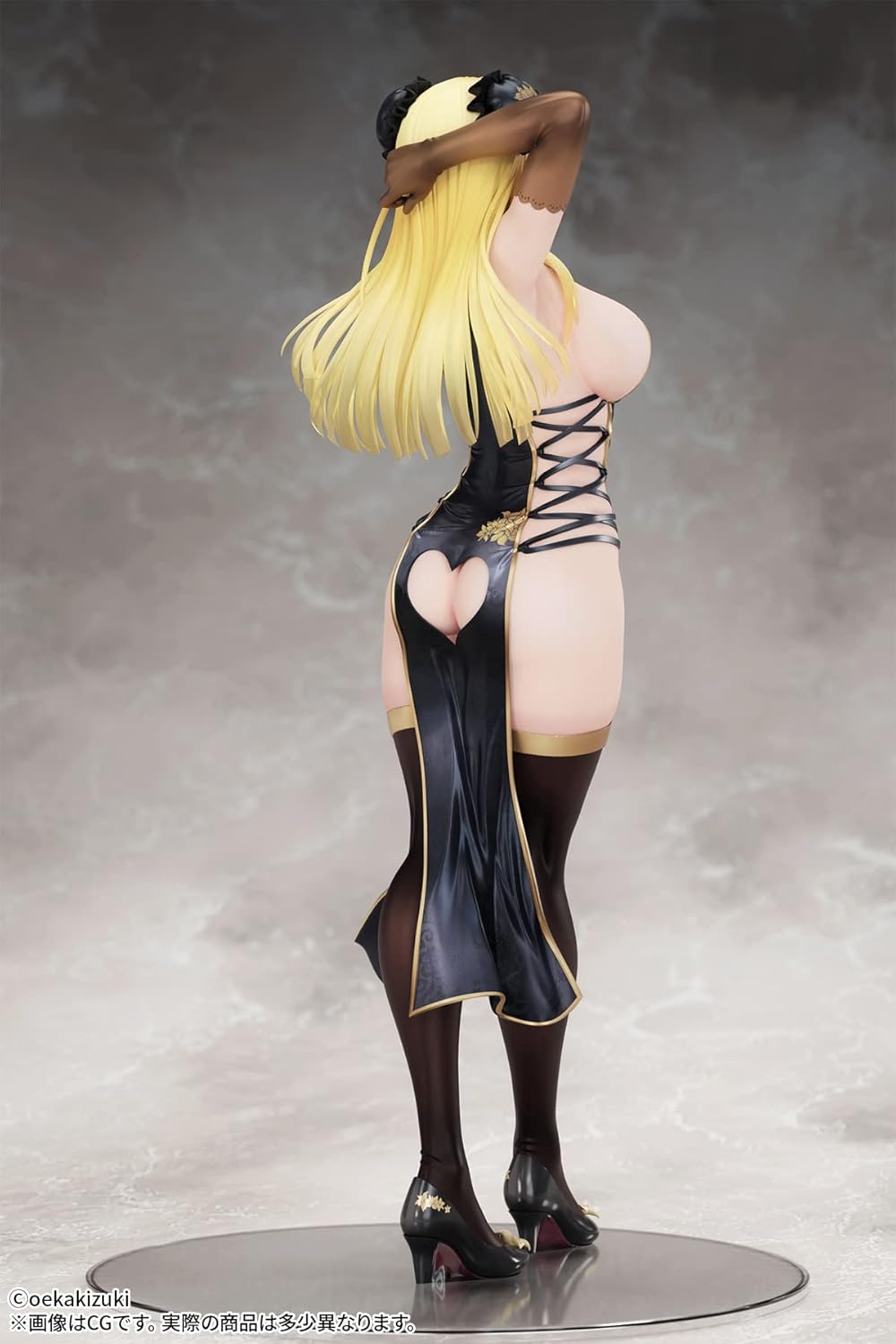 Fots Japan Original Character Figur 1/7 China Girl Black Ver. Illustriert von Oekakizuki, 20 cm
