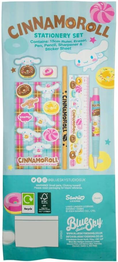 Sanrio Stationery Set 6-Pack Cinnamoroll