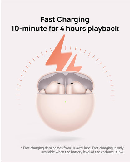 HUAWEI FreeBuds 7i Wireless Earbuds, Intelligent Active Noise Cancellation 4.0, Unlimited Spatial Audio, iOS & Android, Stable Clear Calls, 4 Ear Tips for Comfitable fit, 30 Months Warranty