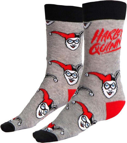 Harley Quinn Pack of 3 Adults Socks for Everyday Wear and Gifts