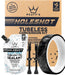 Peaty’s Tubeless Wheel Conversion Kit – Valves, Biofibre Tyre Sealant & NEW Rim Tape for MTB, Road, Gravel, DH Bikes – Easy Setup, Durable, Lightweight, Air-Tight Seal, Includes Step-by-Step Guide