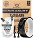 Peaty’s Tubeless Wheel Conversion Kit – Valves, Biofibre Tyre Sealant & NEW Rim Tape for MTB, Road, Gravel, DH Bikes – Easy Setup, Durable, Lightweight, Air-Tight Seal, Includes Step-by-Step Guide
