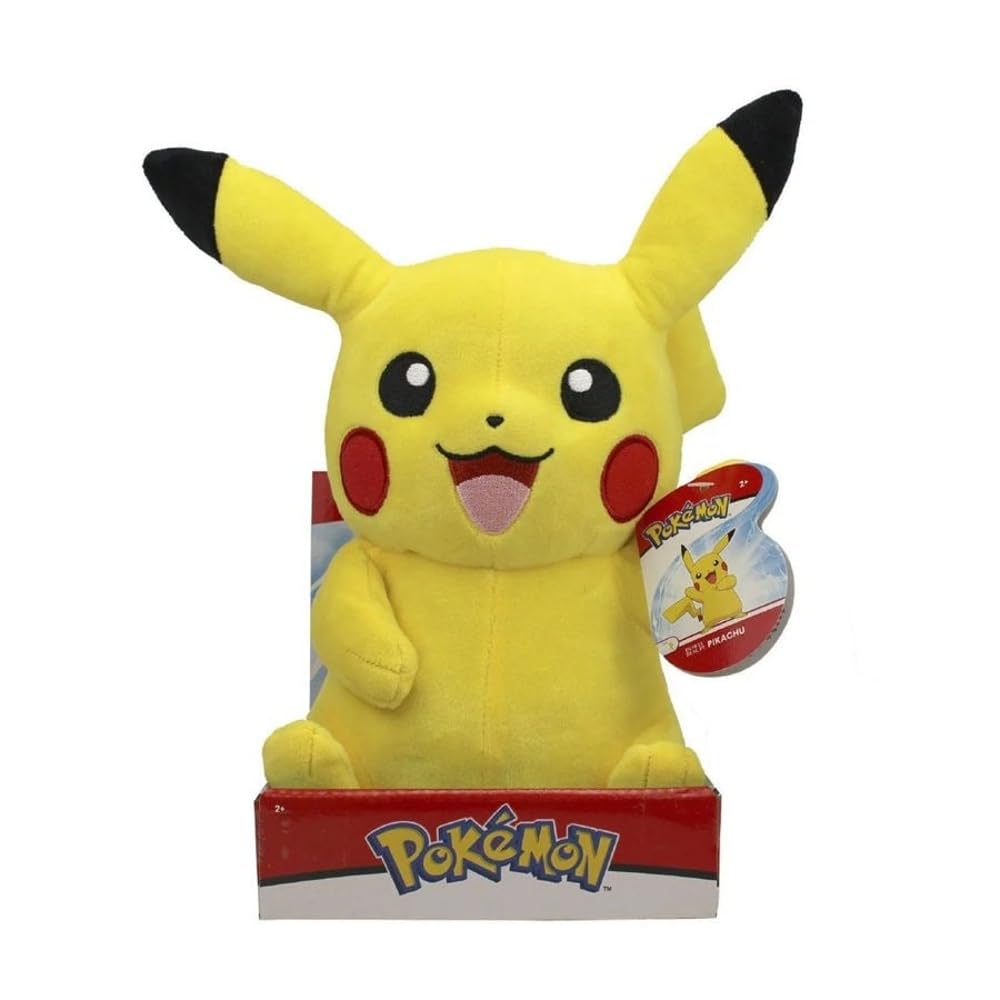 Pokémon Pikachu pluche - 30,5 cm zachte pluche met authentieke details