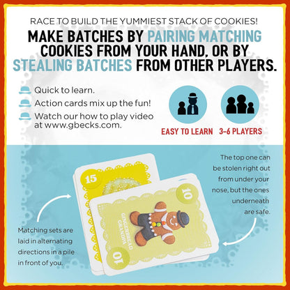 COVER YOUR COOKIES by Grandpa Beck's Games | Set Collection Card Games | Perfect for Friends, Family, or Game Nights | from The Makers of Cover Your Assets and | 3-6 Players, Ages 7+