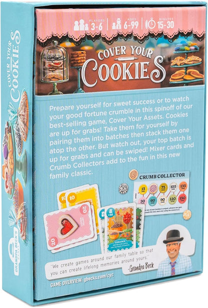 COVER YOUR COOKIES by Grandpa Beck's Games | Set Collection Card Games | Perfect for Friends, Family, or Game Nights | from The Makers of Cover Your Assets and | 3-6 Players, Ages 7+