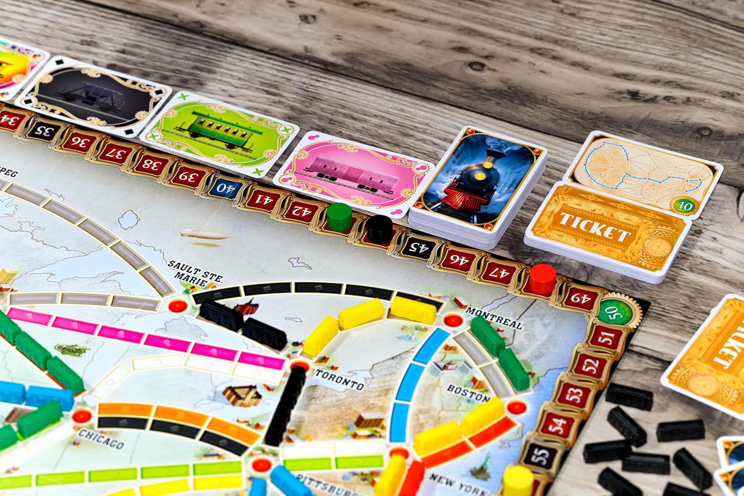 Asmodee | Ticket to Ride Refresh | Family Board Game | Ages 8+ | 2-5 Players | 30-60 Minutes Playing Time