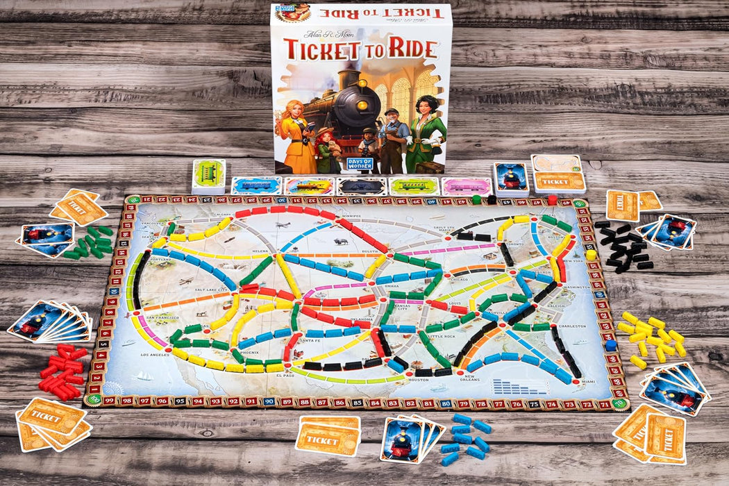 Asmodee | Ticket to Ride Refresh | Family Board Game | Ages 8+ | 2-5 Players | 30-60 Minutes Playing Time