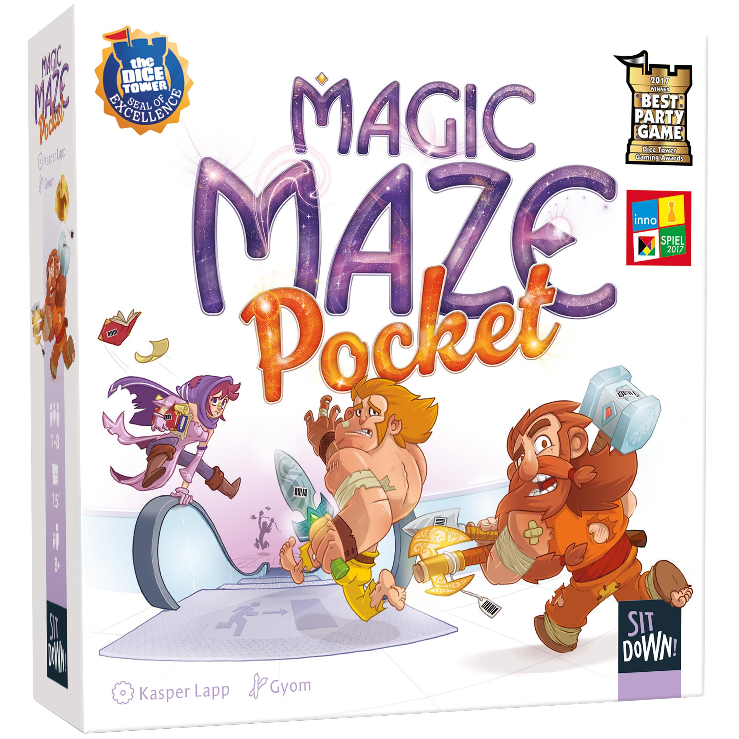 Magic Maze Pocket Multi-Award-Winning Game! Cooperative Real-Time Board Game | Silence · Coordination · Escape · Simultaneous | from Age 8 | 2–8 Players | 15 Minutes | FSC Components