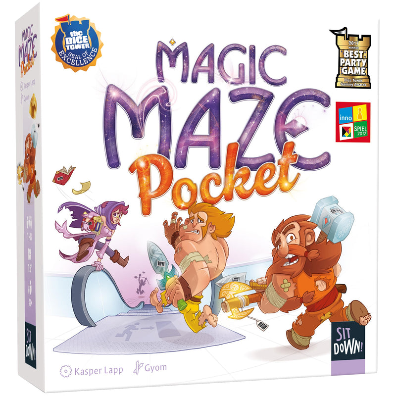 Magic Maze Pocket Multi-Award-Winning Game! Cooperative Real-Time Board Game | Silence · Coordination · Escape · Simultaneous | from Age 8 | 2–8 Players | 15 Minutes | FSC Components
