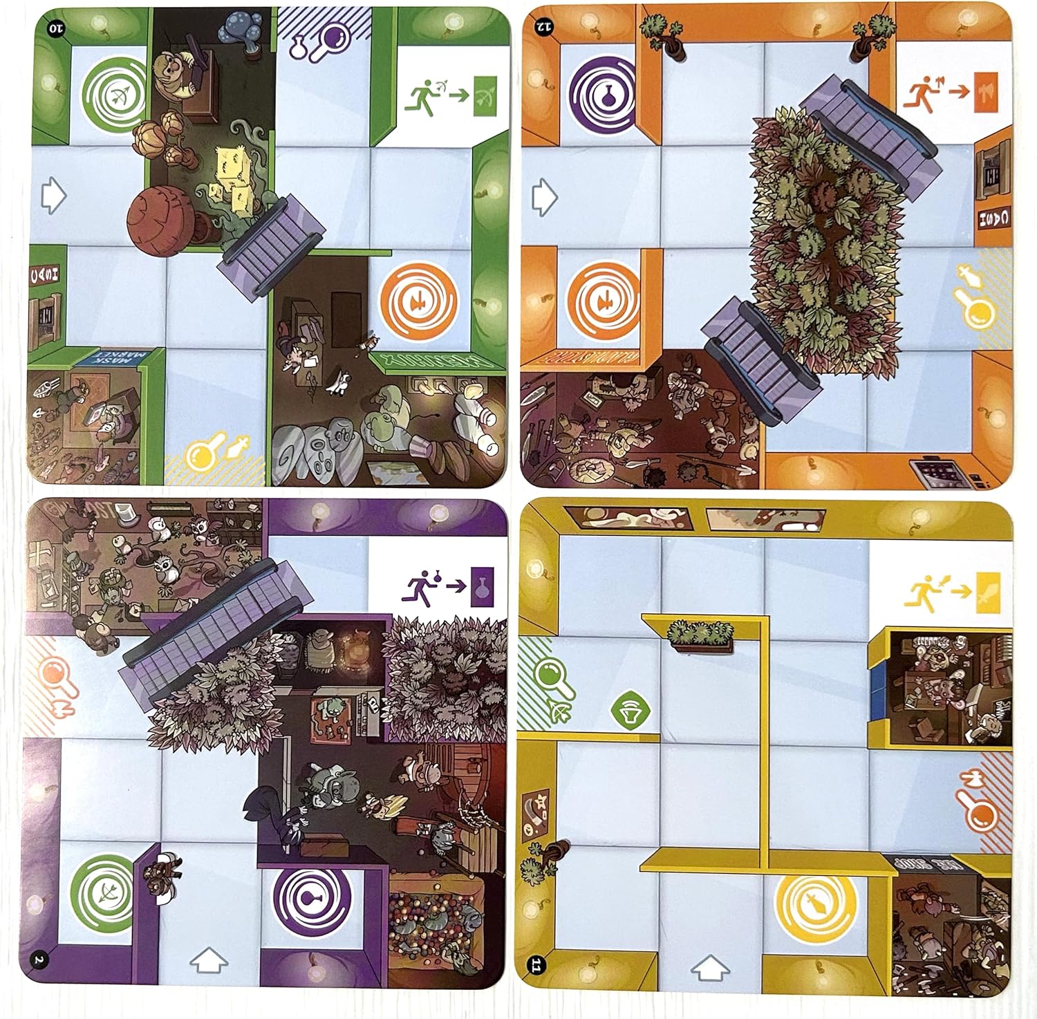 Magic Maze Pocket Multi-Award-Winning Game! Cooperative Real-Time Board Game | Silence · Coordination · Escape · Simultaneous | from Age 8 | 2–8 Players | 15 Minutes | FSC Components
