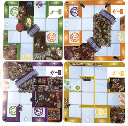 Magic Maze Pocket Multi-Award-Winning Game! Cooperative Real-Time Board Game | Silence · Coordination · Escape · Simultaneous | from Age 8 | 2–8 Players | 15 Minutes | FSC Components