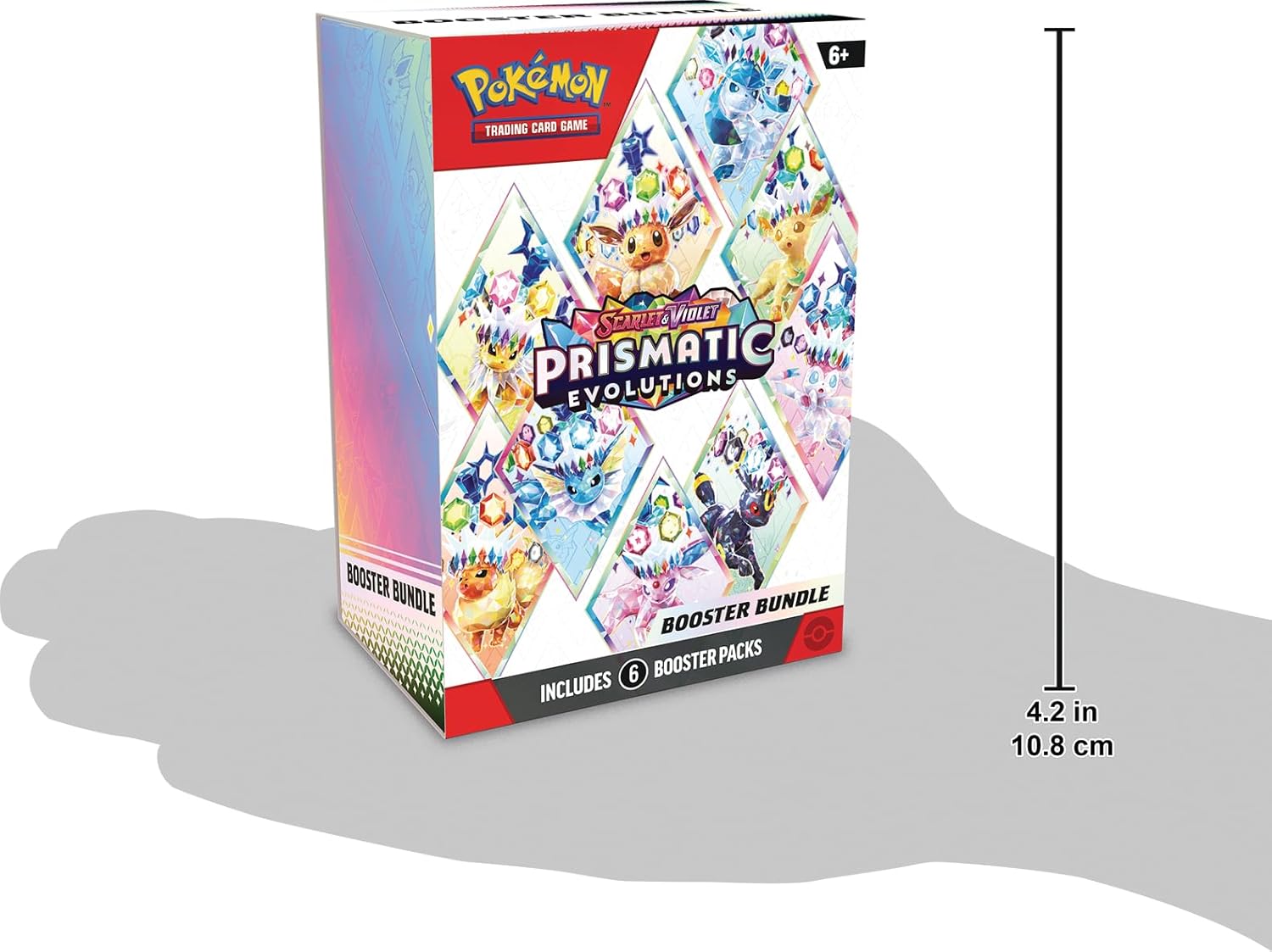 Pokémon TCG: Scarlet & Violet – Prismatic Evolutions Booster Bundle (6 Booster Packs