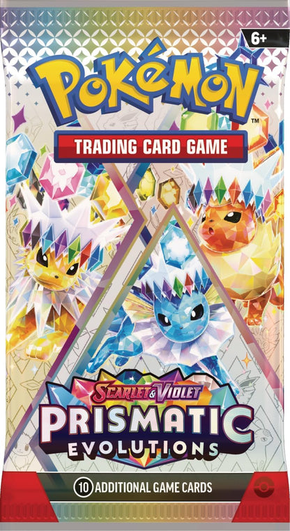 Pokémon TCG: Scarlet & Violet – Prismatic Evolutions Booster Bundle (6 Booster Packs