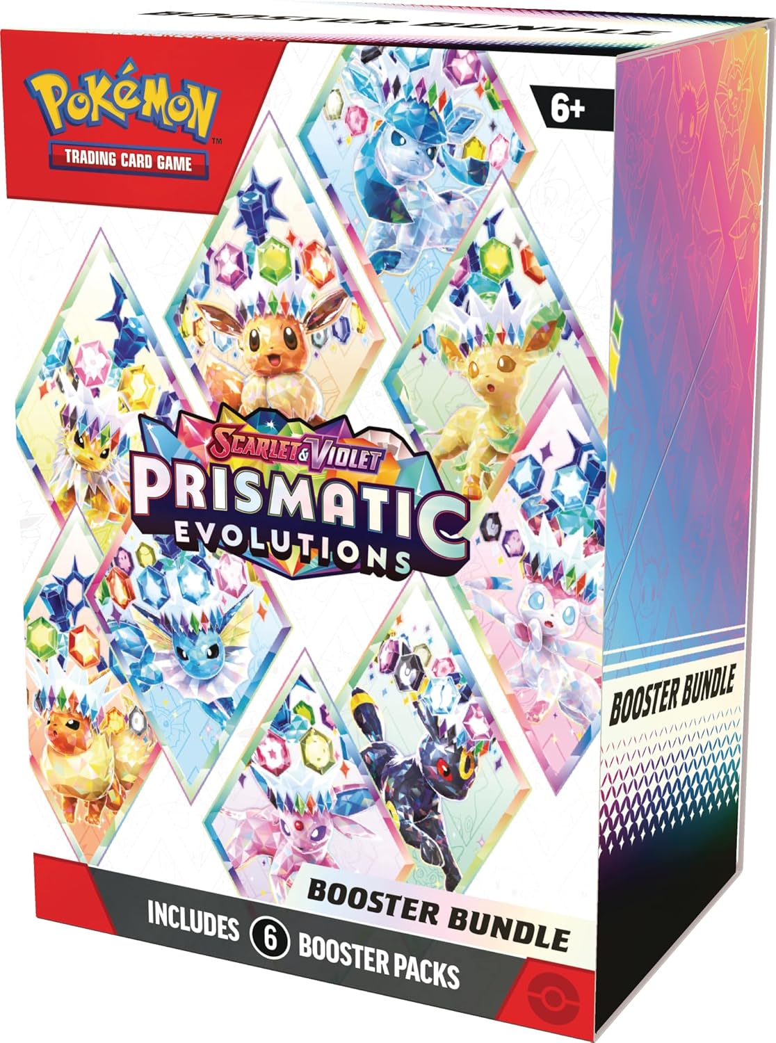Pokémon TCG: Scarlet & Violet – Prismatic Evolutions Booster Bundle (6 Booster Packs