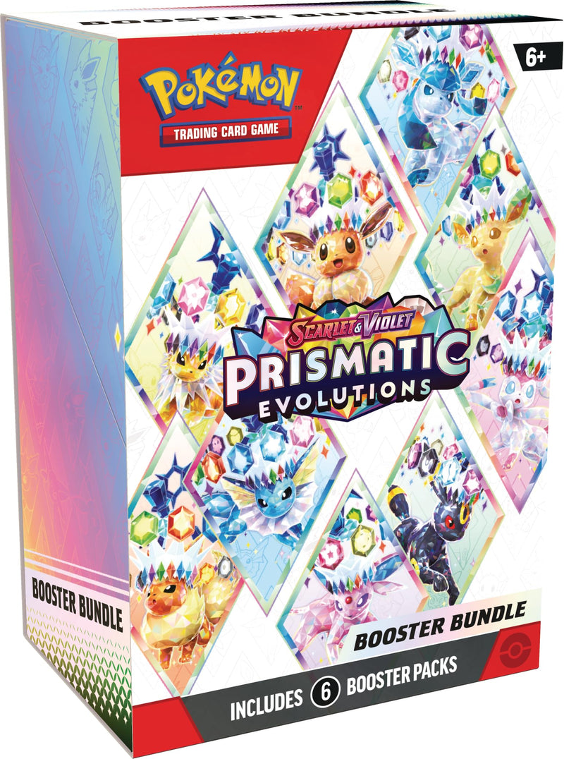 Pokémon TCG: Scarlet & Violet – Prismatic Evolutions Booster Bundle (6 Booster Packs