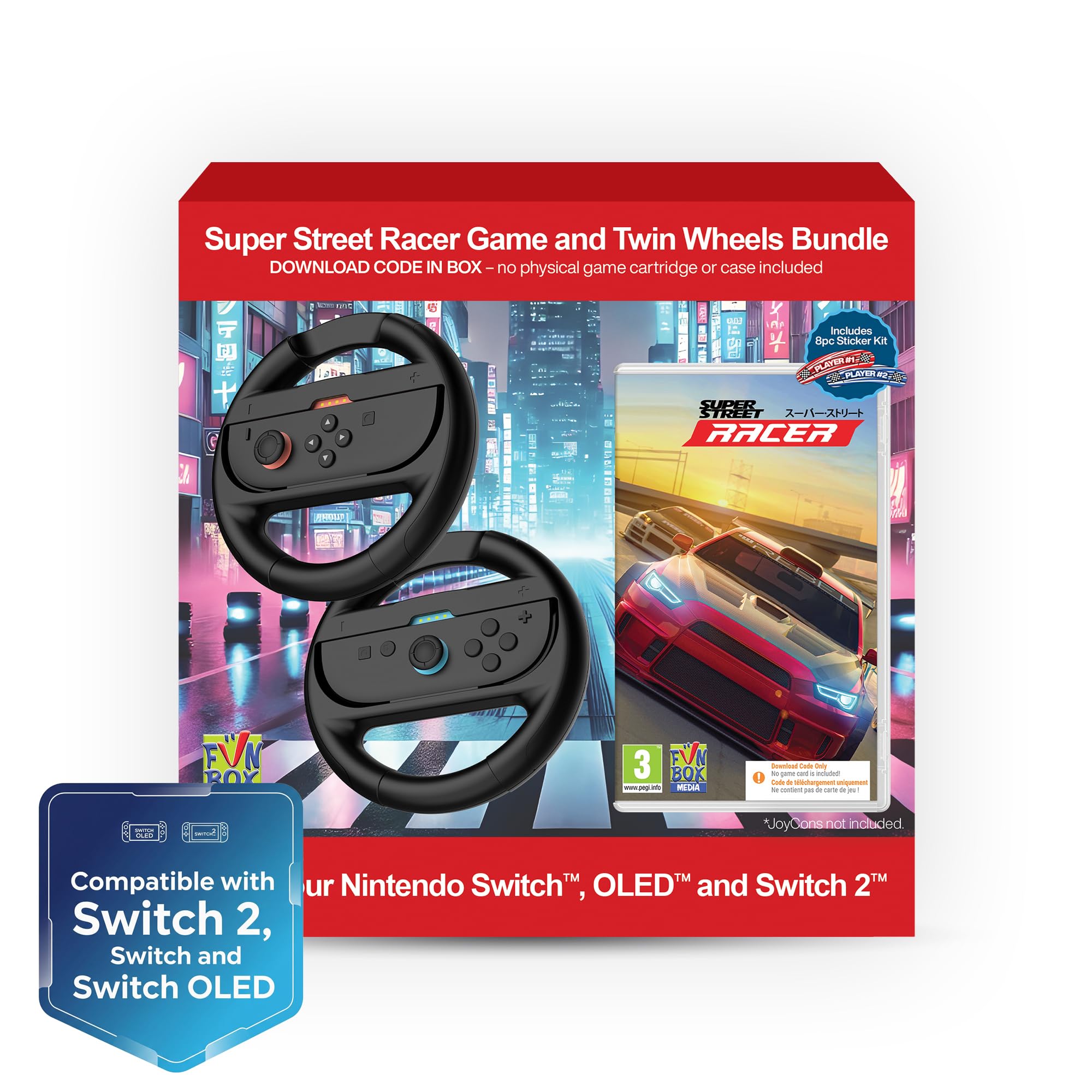 Super Street: Racer Bundle - Compatible with Switch, OLED and Switch 2