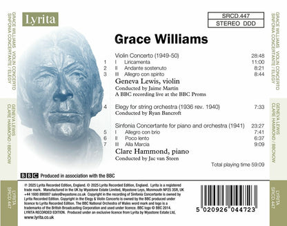 Grace Williams: Violin Concerto/Elegy for String Orchestra/...