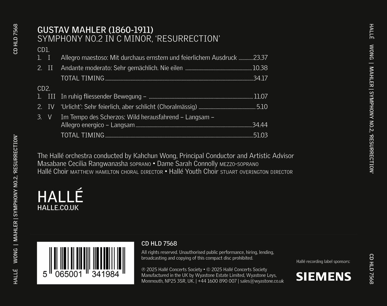 Gustav Mahler: Symphony No. 2, Resurrection