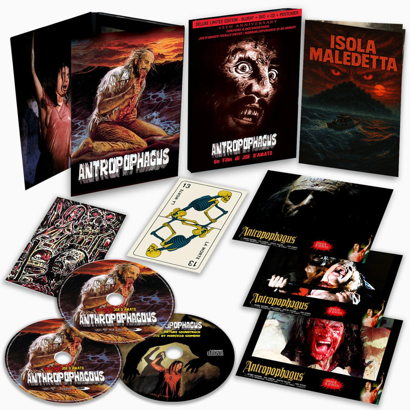 Antropophagus - 45Th Anniversary Comicbook + Postcards