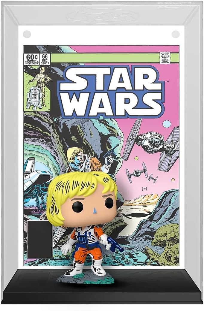 Funko Pop! Comic Covers: Star Wars – Luke Skywalker - Figura in Vinile da Collezione - Idea Regalo - Merchandising Ufficiale - Giocattoli per Bambini e Adulti - Movies Fans