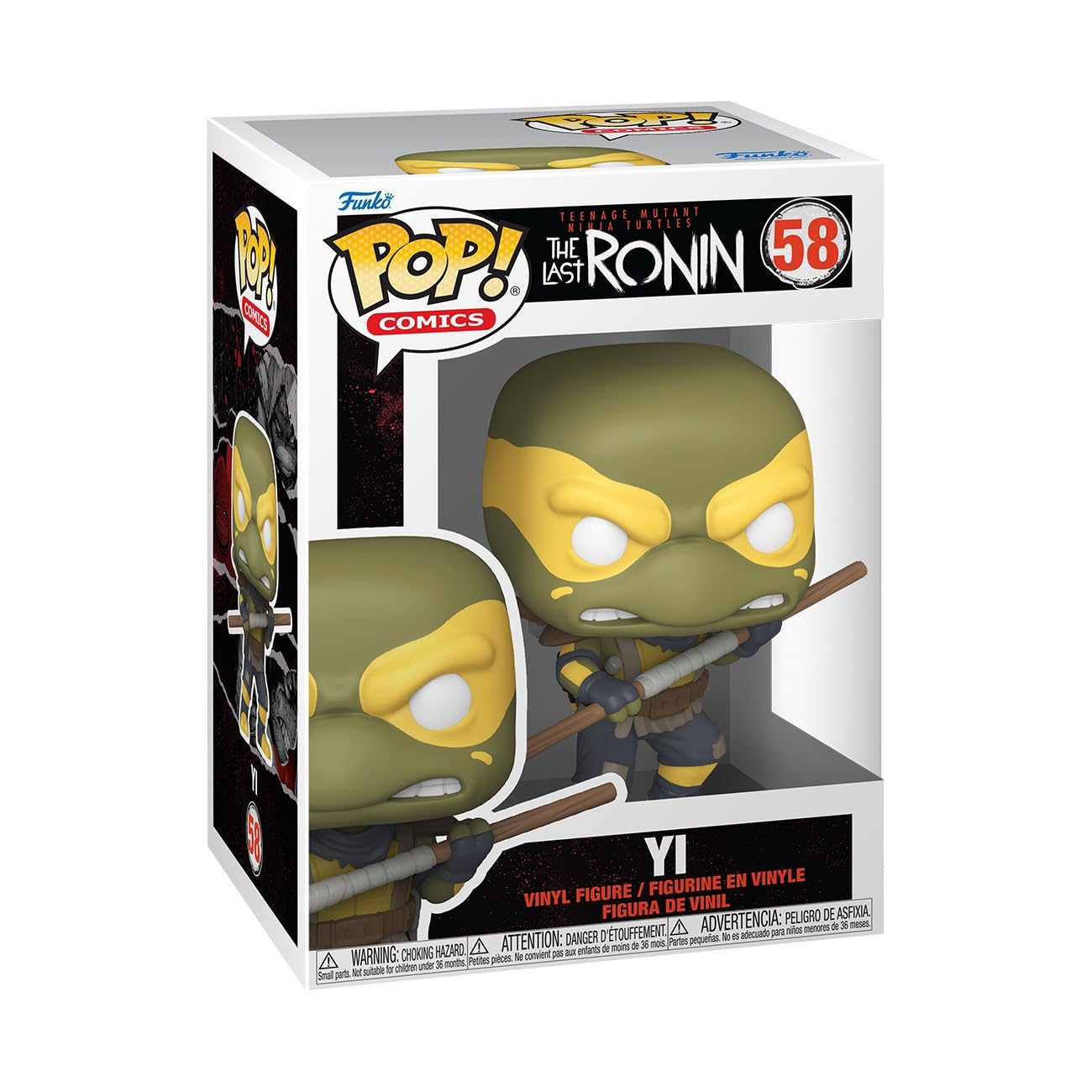 Funko Pop! Comics: Teenage Mutant Ninja Turtles - Yi - TMNT Comics - Collectable Vinyl Figure - Gift Idea - Official Merchandise - Toys for Kids & Adults - Cartoon Fans - Model Figure for Collectors