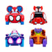 MARVEL Spidey and His Amazing Friends Amazing Metals 4 Pack - Four 3-Inch Die-Cast Water-Webs Vehicles with Built-In-Characters