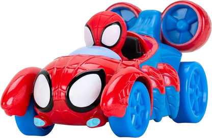 MARVEL Spidey and His Amazing Friends Amazing Metals 4 Pack - Four 3-Inch Die-Cast Water-Webs Vehicles with Built-In-Characters