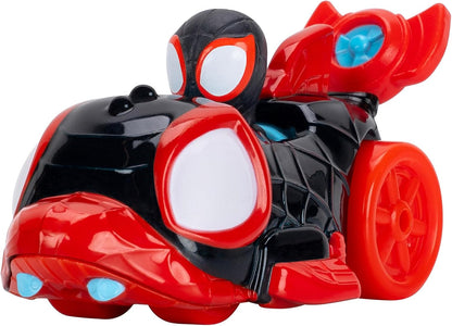 MARVEL Spidey and His Amazing Friends Amazing Metals 4 Pack - Four 3-Inch Die-Cast Water-Webs Vehicles with Built-In-Characters