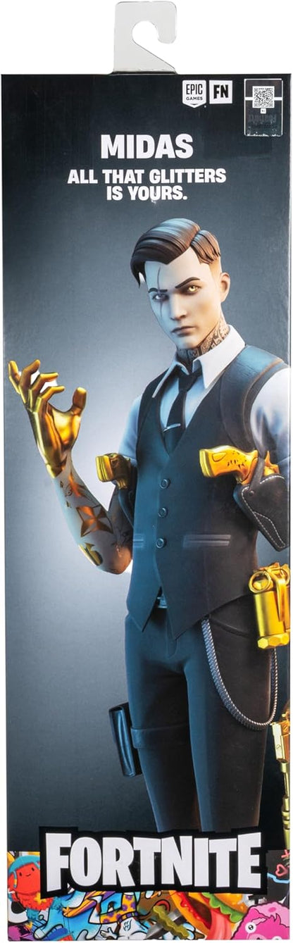 Fortnite Victory Midas - 12-Inch Articulated Figure with Code for Bonus Virtual Item