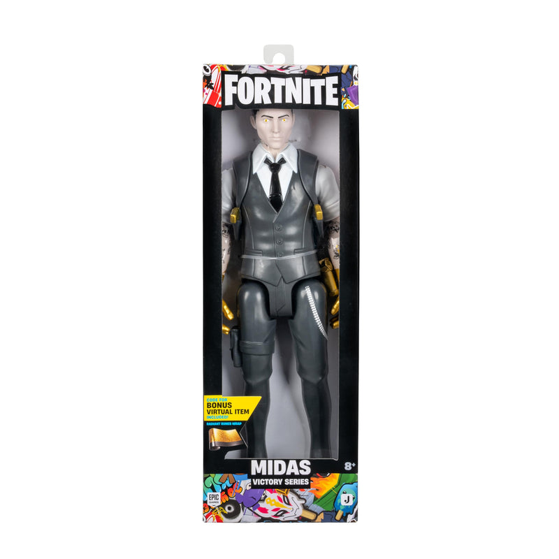 Fortnite Victory Midas - 12-Inch Articulated Figure with Code for Bonus Virtual Item
