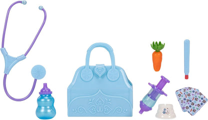 Disney Frozen Young Sven Feature Care Kit with Accessories by Jakks Pacific, 22cm Tall, Includes Travel Bag, 20+ Reactions, Doctors Set for kids Ages 3+, Batteries Included, Officially Licensed