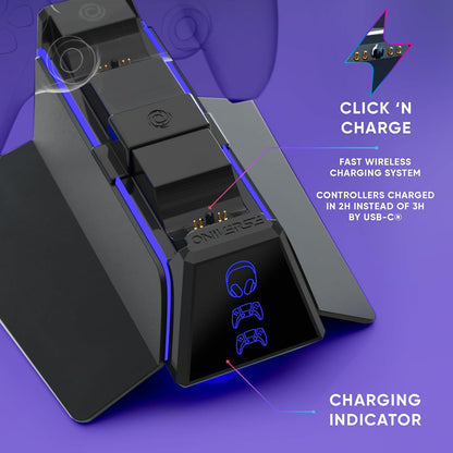 Oniverse Ps5 Fast Charging Station - Black