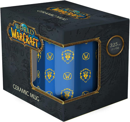 Blizzard World of Warcraft - Alliance Pattern Mug (11 oz / 330 ml) with Gift Packaging
