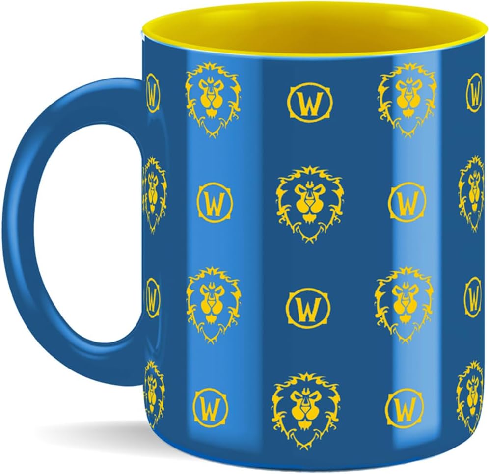 Blizzard World of Warcraft - Alliance Pattern Mug (11 oz / 330 ml) with Gift Packaging