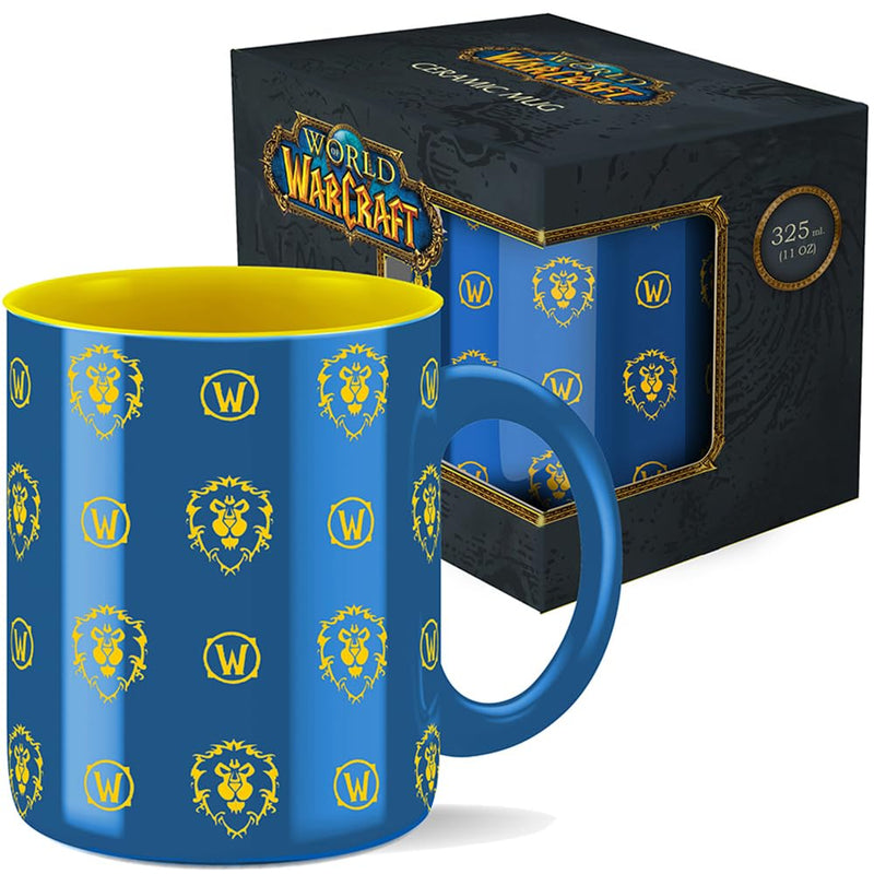 Blizzard World of Warcraft - Alliance Pattern Mug (11 oz / 330 ml) with Gift Packaging