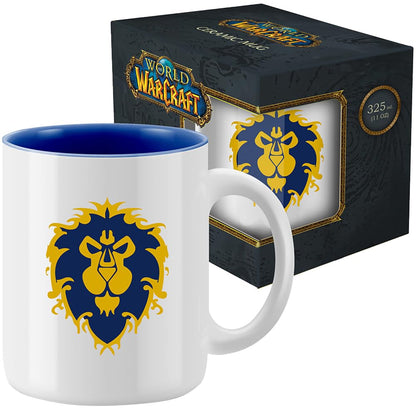 Blizzard World of Warcraft - Alliance White Mug (11 oz / 330 ml) with Gift Packaging