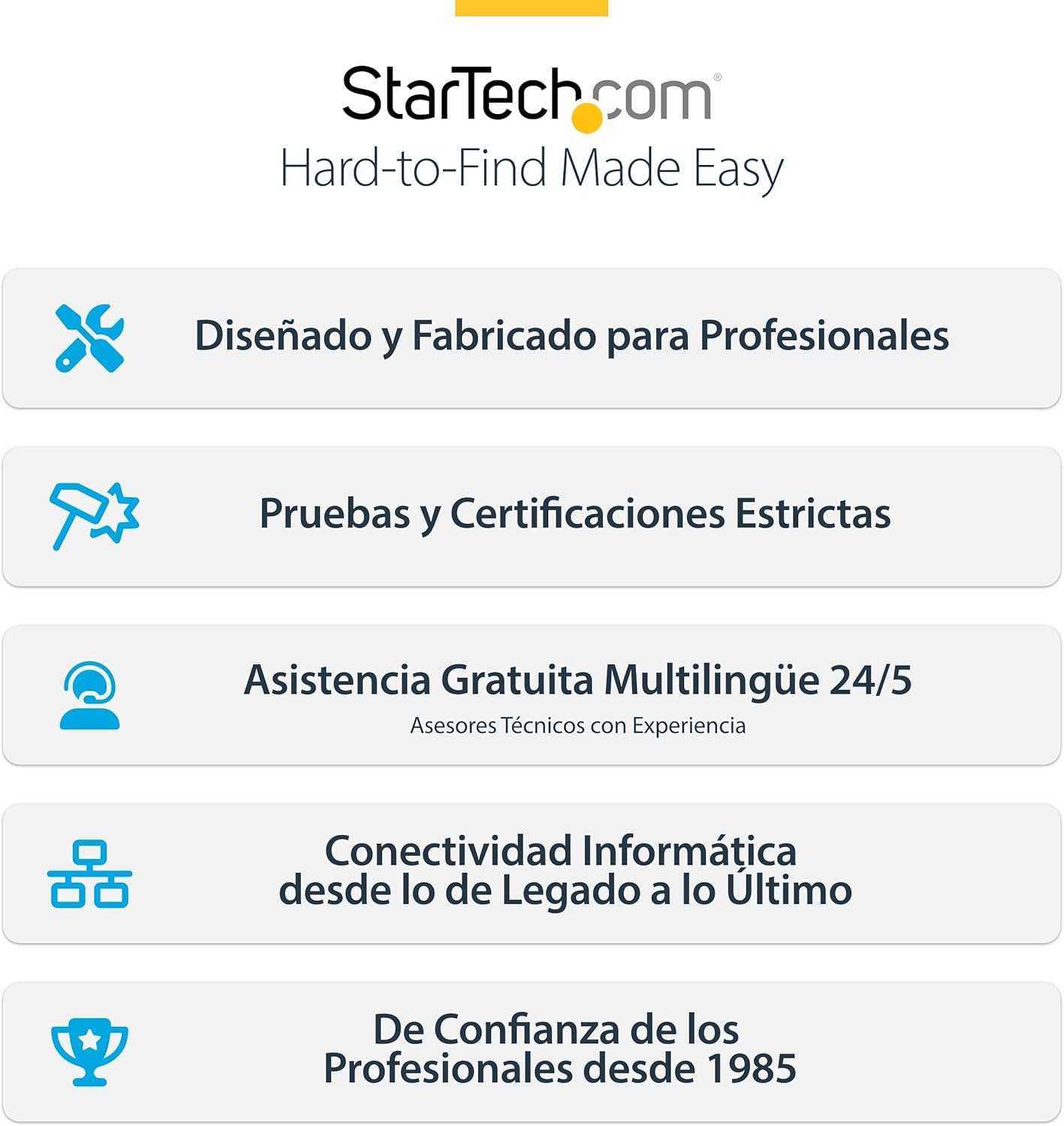 StarTech.com Cable Ethernet CAT6 Delgado 2m Amarillo - UTP - Cobre Puro - 28AWG - RJ45 - Snagless - LSZH - Probado con Fluke