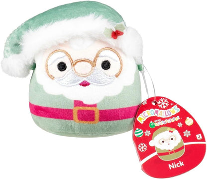 Squishmallows Micromallows 12 Day Advent Calendar 2025, Includuding Cam The Cat Christmas Edition, Tom The Festive Christmas Tree, Nick as Santa, Manny the Snowman and Many More!