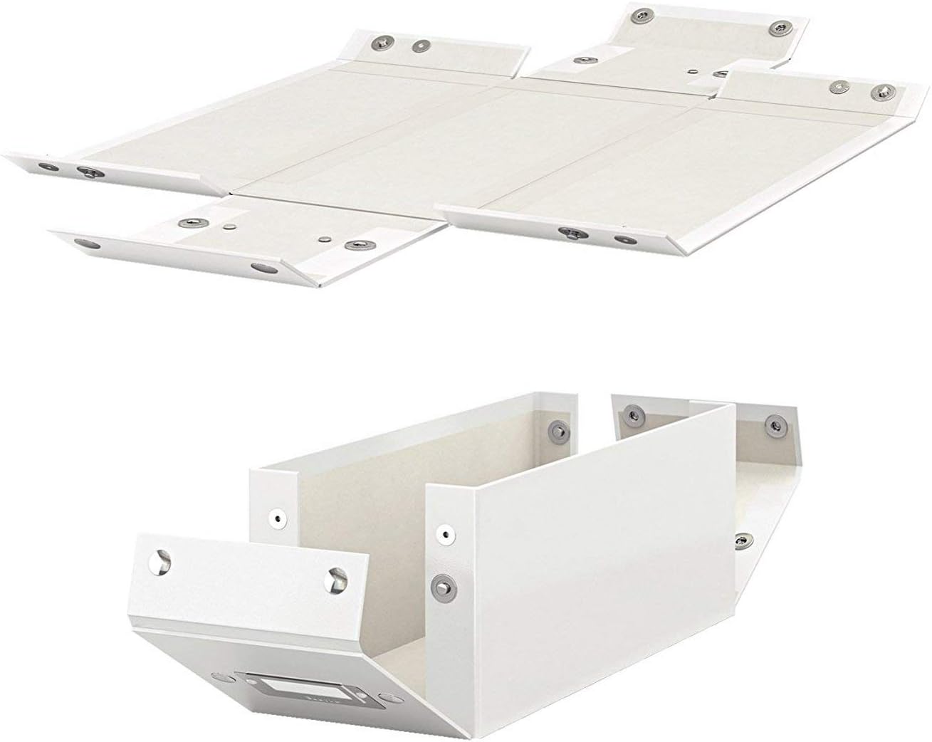 Leitz Magazine File holder, A4, Cardboard Document Storage Box with Label, Foldable with Label, for Home, Office & School, Click and Store Range 60470095