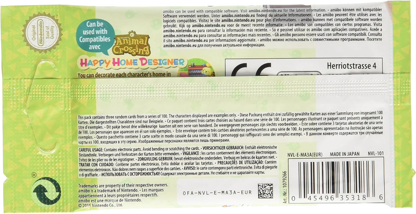 Animal Crossing: Happy Home Designer amiibo Cards Pack Series 1 cards