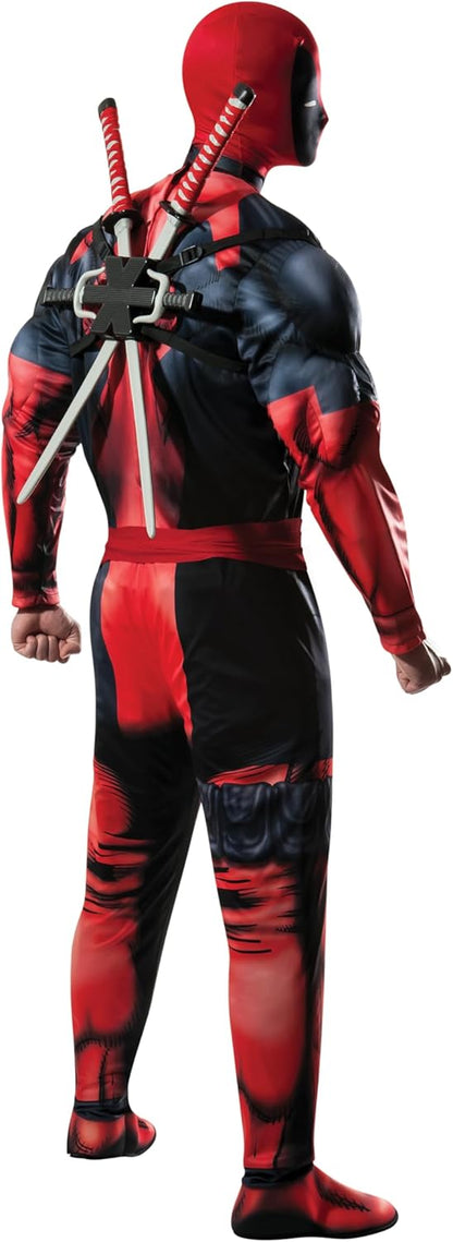 Rubies Official Marvel Deadpool Deluxe, Adult Costume Halloween