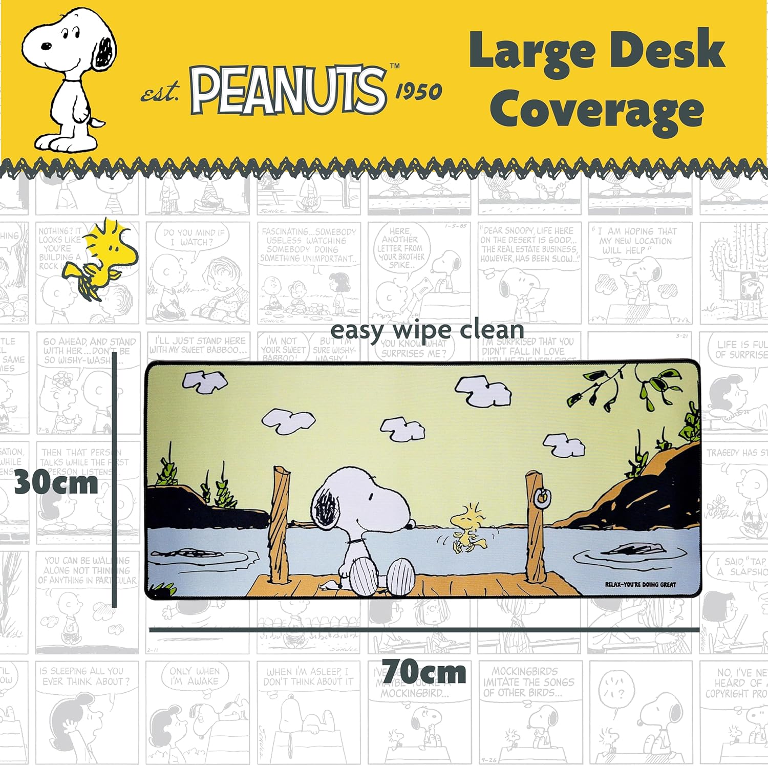 Blue Sky Studios Snoopy - Tapis de Souris XXL