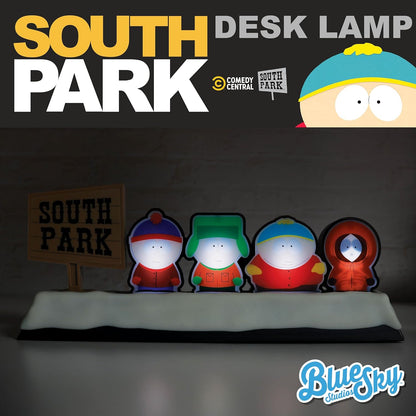 Blue Sky Studios South Park Flicker Light – USB Desk Lamp Featuring Cartman, Kenny, Stan & Kyle – Official Licensed Merchandise – Fun Collectible Lighting